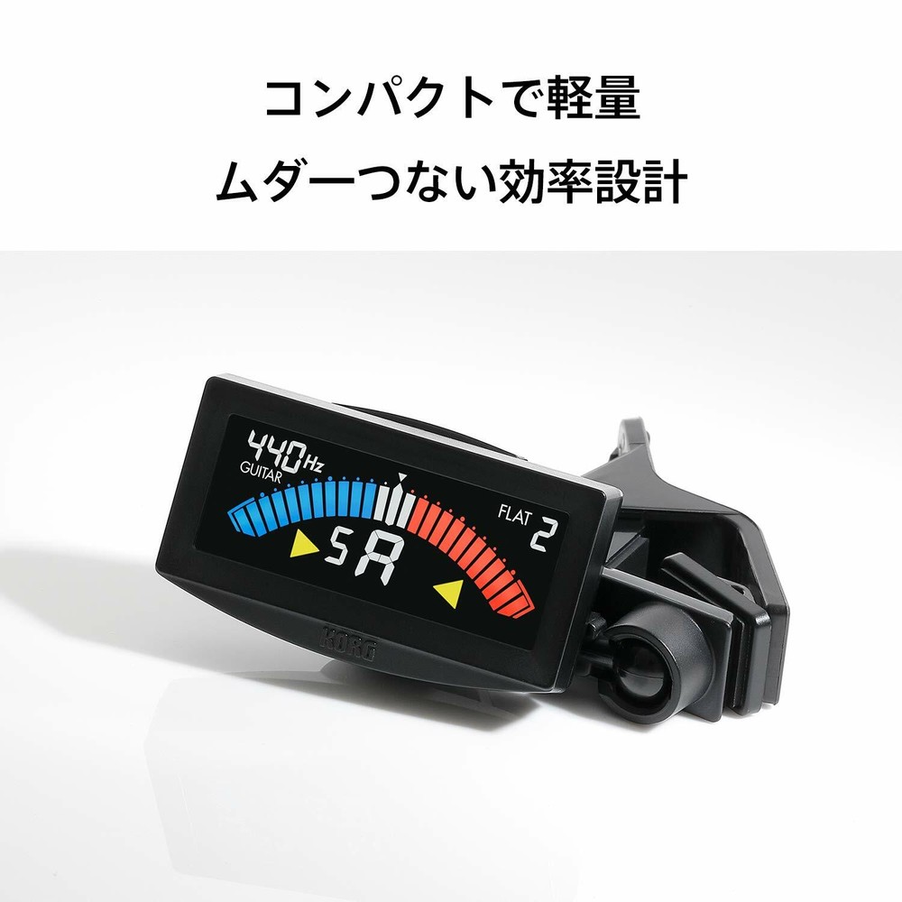 Korg PitchCrow-G Clip-On Tuner Black
