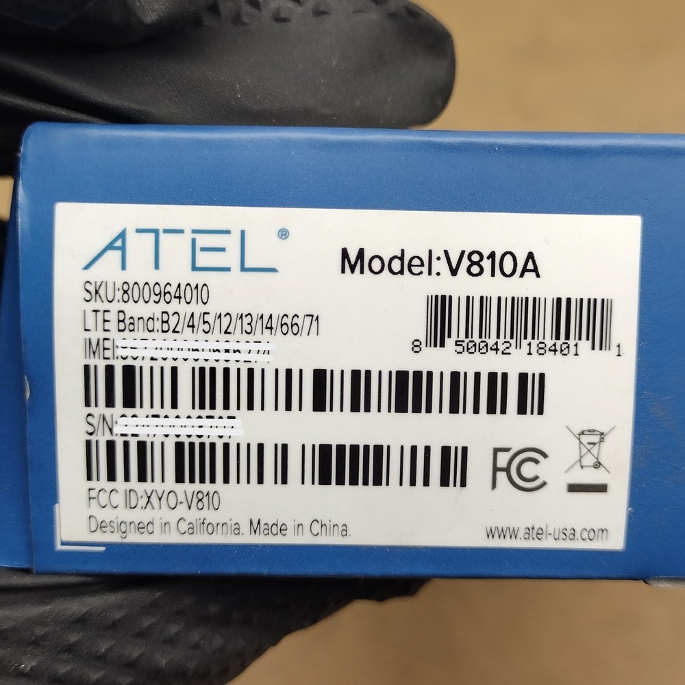 ATEL Axis 1 4G LTE Fixed Wireless Access V810A w/Battery & USB Adptr - OpenBox