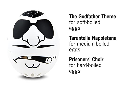 Beepegg – Egg Timer for Boiling Eggs – Musical Egg Cooker for Soft, Mafia