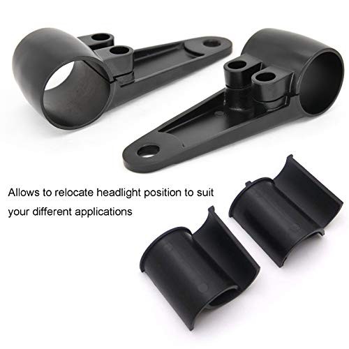 Billet Aluminum Headlight Fork Mounting Brackets Compatible with 35mm 39mm