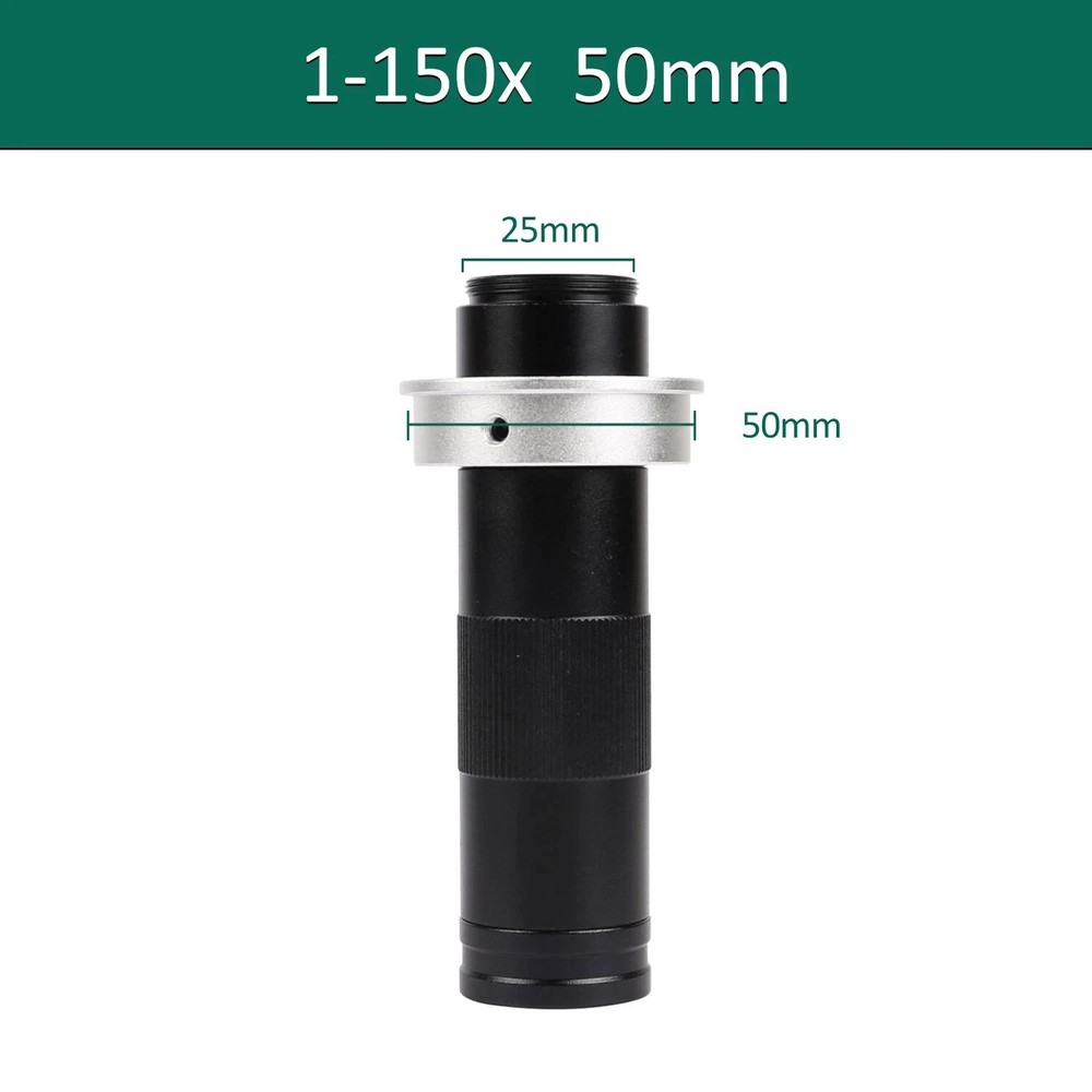 150X Adjustable Magnification C Mount Lens