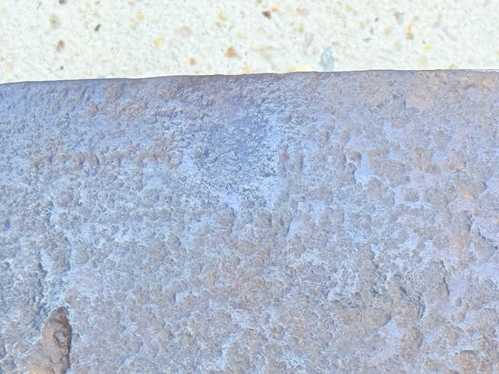 Antique Broad Axe 13 in. Signed Large