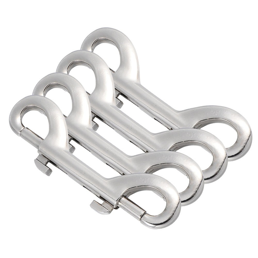 Double Ended Trigger Hook Snap Clips 4 Pcs for Ropes and Chains