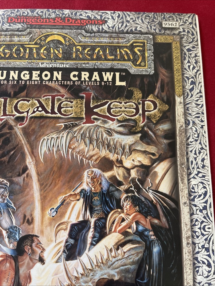 Hellgate Keep - Forgotten Realms Dungeons & Dragons AD&D TSR 9562 1st PRINTING