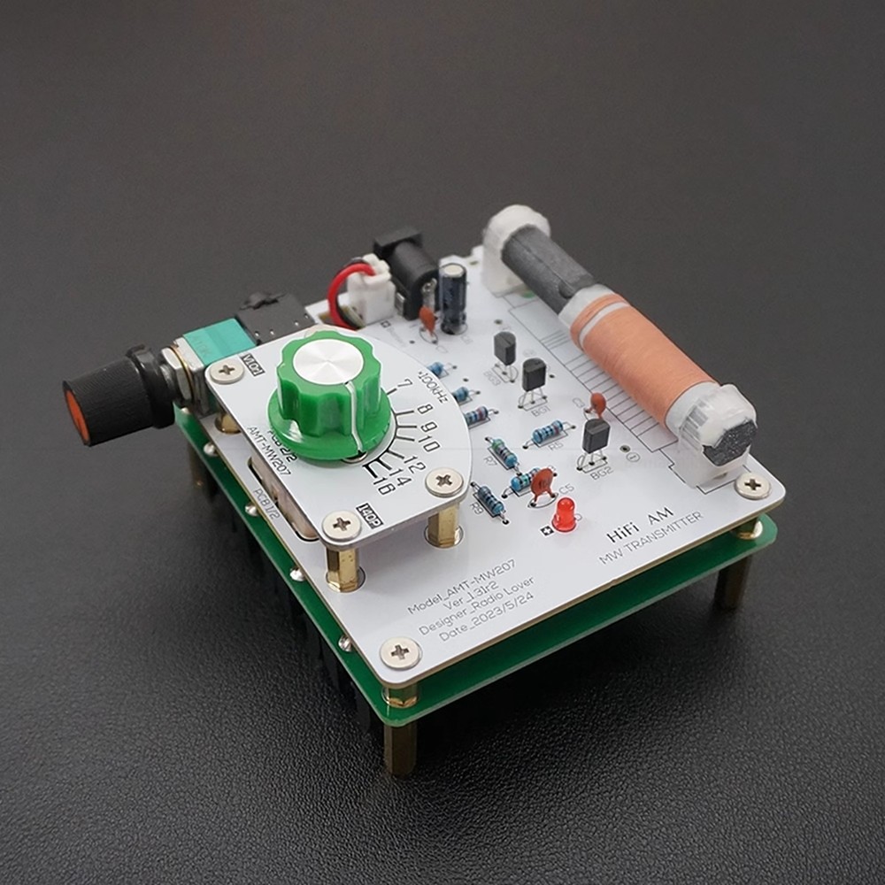 AMT-MW207 525-1605kHz MW Medium Wave Transmitter AM Radio Transmitter+Cable