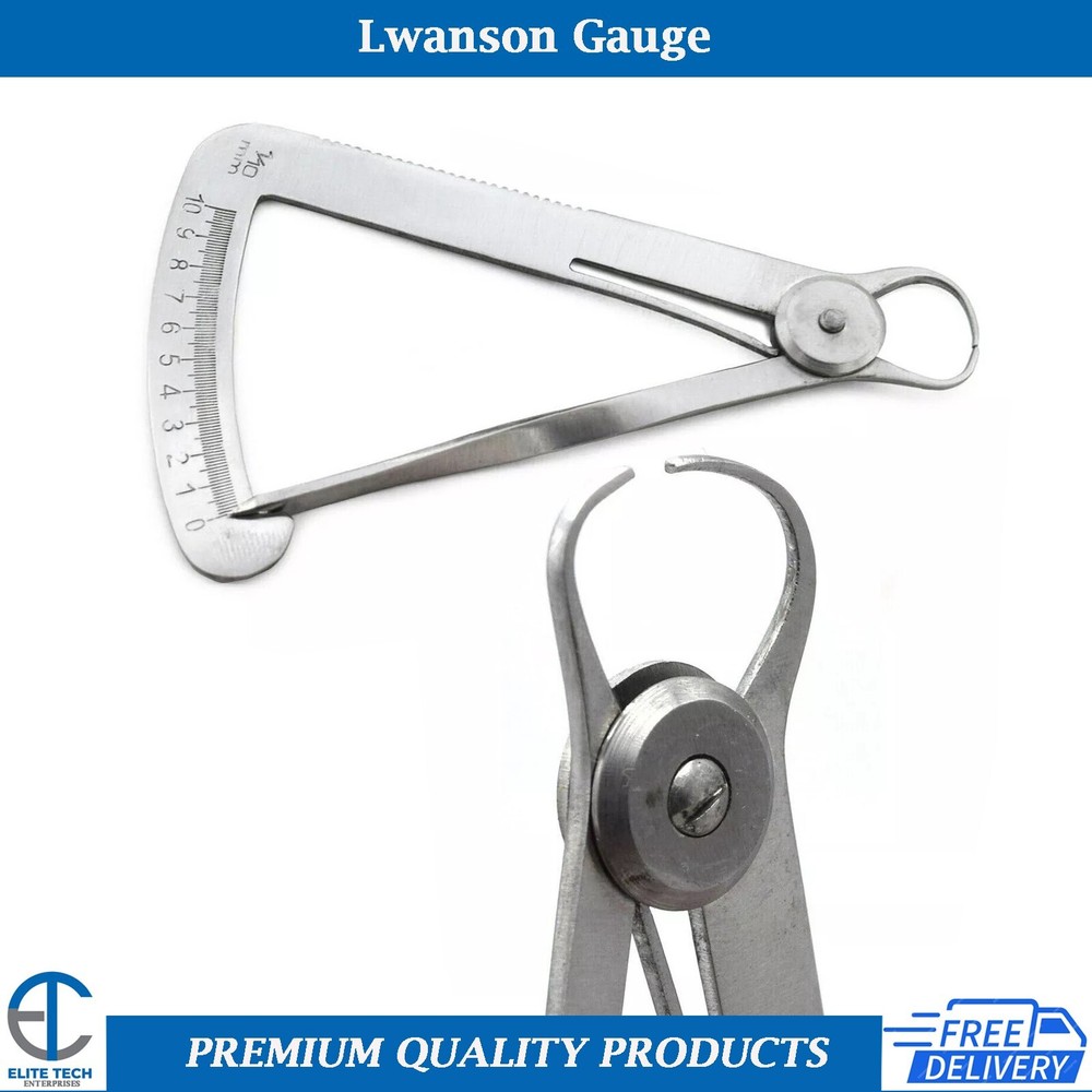 Dental lwanson Instruments Spring Caliper Gauge Orthodontic Lab Instruments