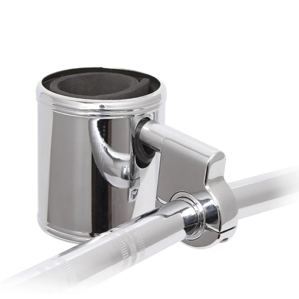 Motorcycle Cup Holder Handlebar Drink Bottle Holder Chrome Harley Universal