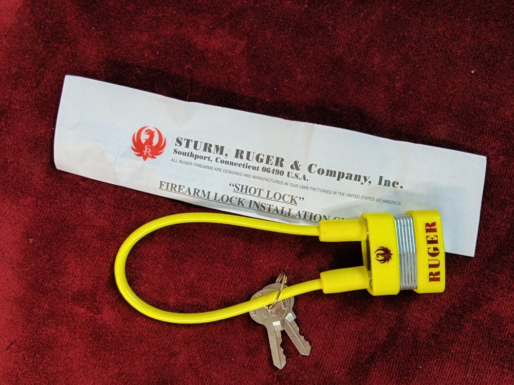 RUGER FACTORY CABLE LOCK