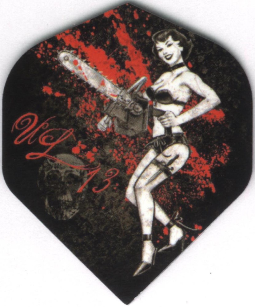 Chainsaw Mama Dart Flights: 3 per set