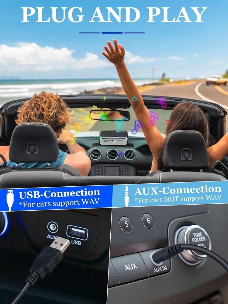 Portable USB CD Player for Car: Remote Control & Multi-Device Capability