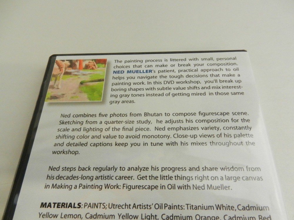creative catalyst making a painting work figurescape in oil ned mueller dvd