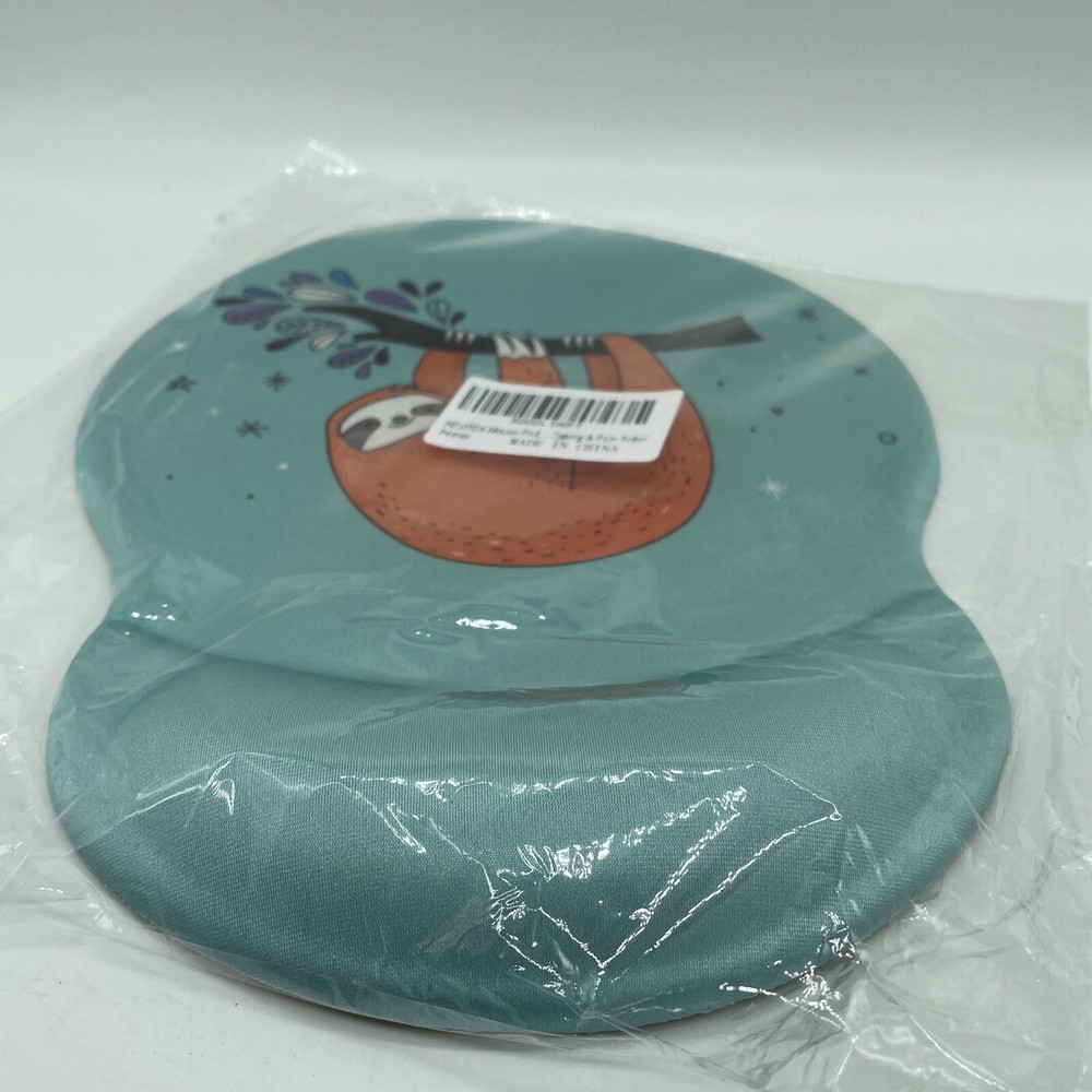 Mousepad with Rest Wrist Support Cute Sloth Pattern Mousepad New