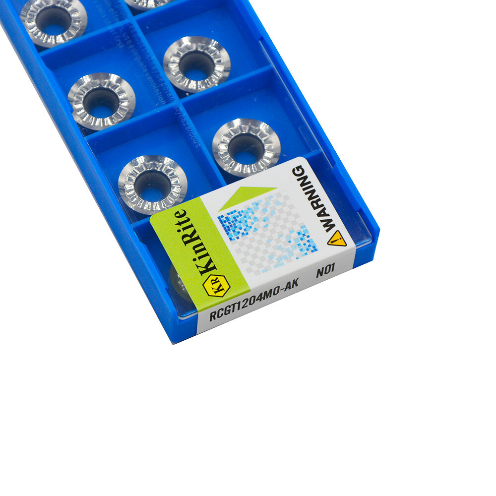 KinRite 10Pcs RCGT1204MO-AK N01 CNC Circular blade