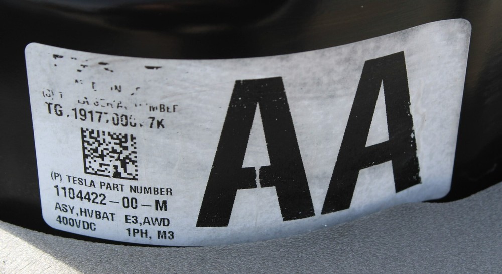 TESLA MODEL 3 LONG RANGE AWD BATTERY PACK ASSEMBLY OEM 2017 - 2023