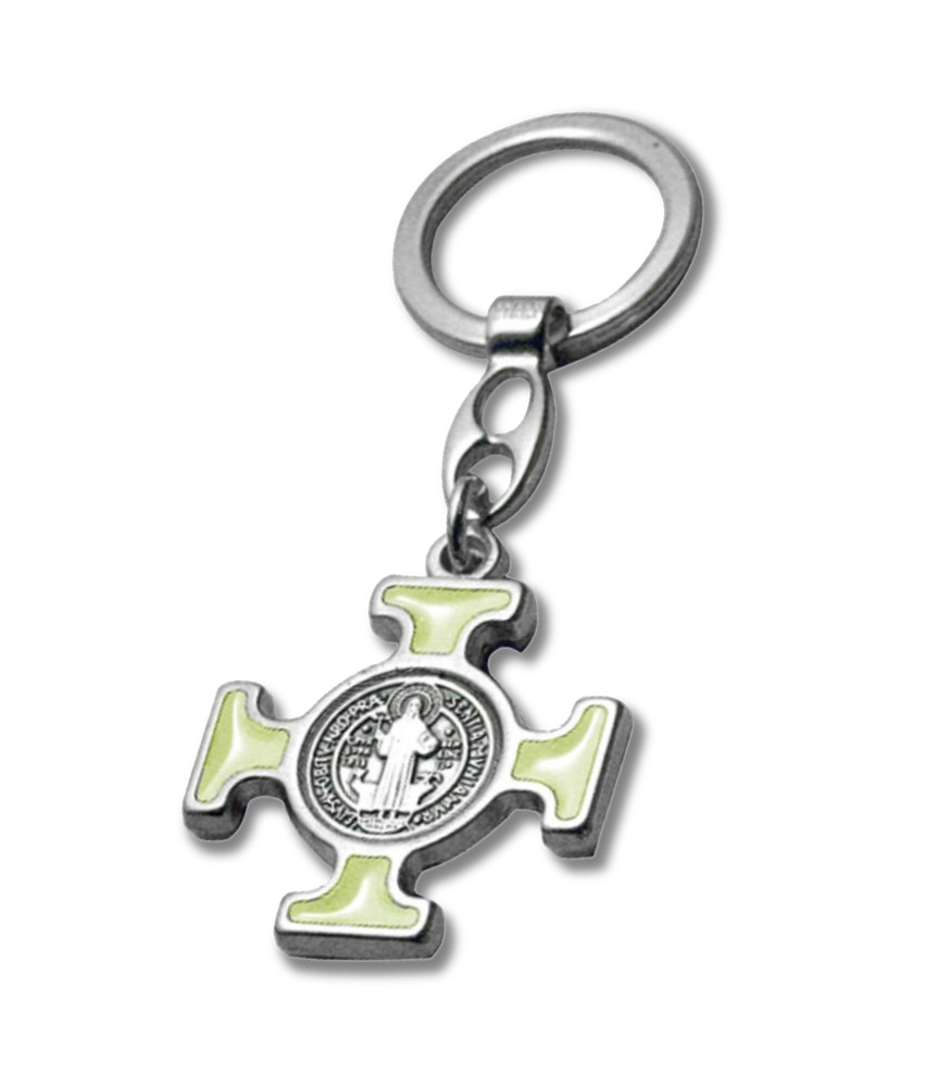 †ST BENEDICT MEDAL: Luminous Key Ring – Catholic Travel
