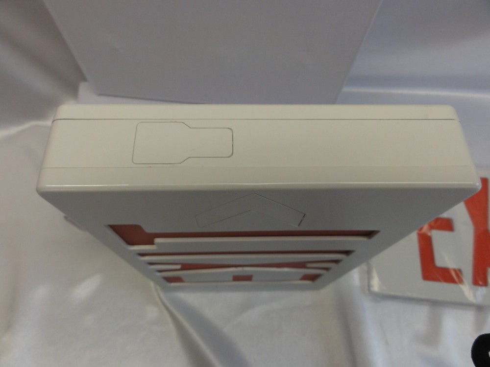 4 Exit Signs Emergency Light Compact Combo Double Single Face Battery Backup LED