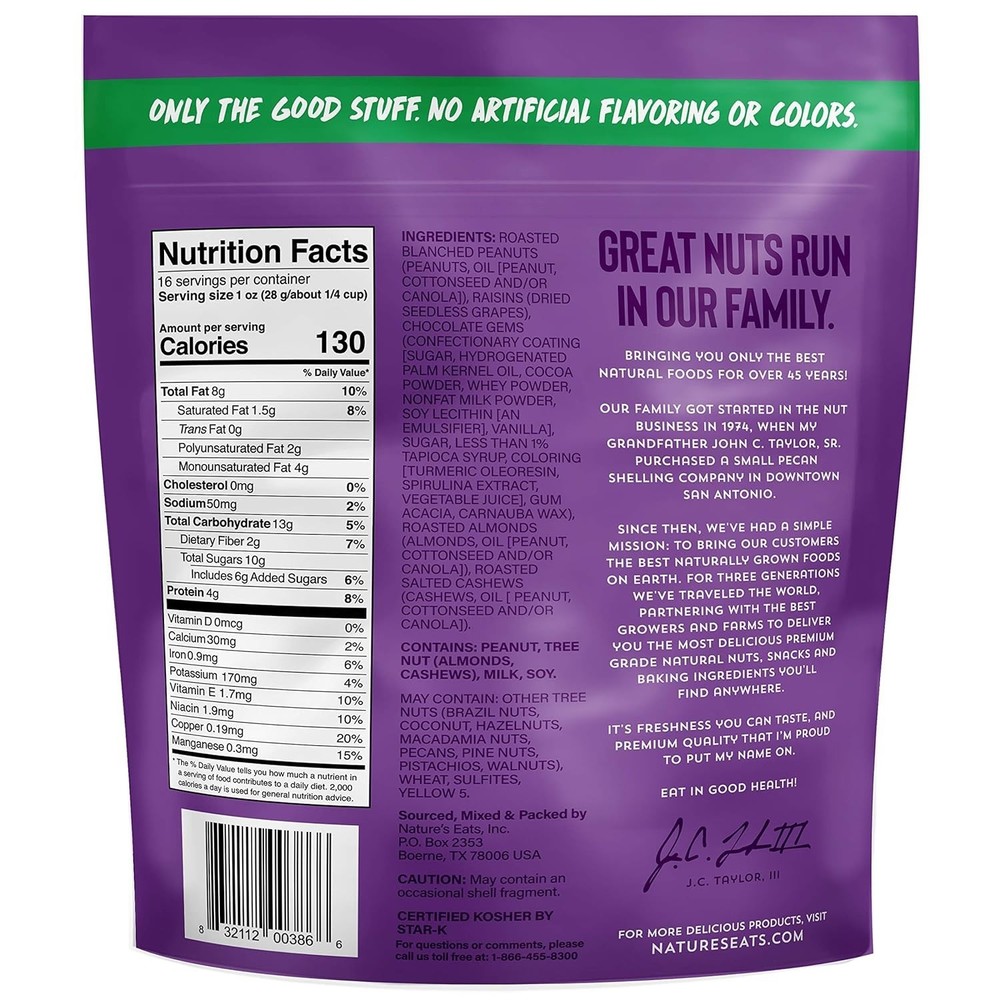 Protein-Packed Nuts for Recovery Trail Mix, Assorted 16 Oz - Nutrient-Rich Snack