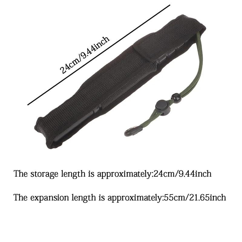 Portable Adjustable Support Pole For Camping Quick-Setup Tent Rod With Carry Bag