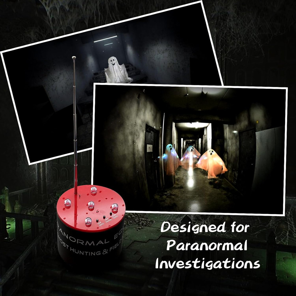 Advanced Ghost Hunting Equipment with Temperature Deviation Detection and Enhanc