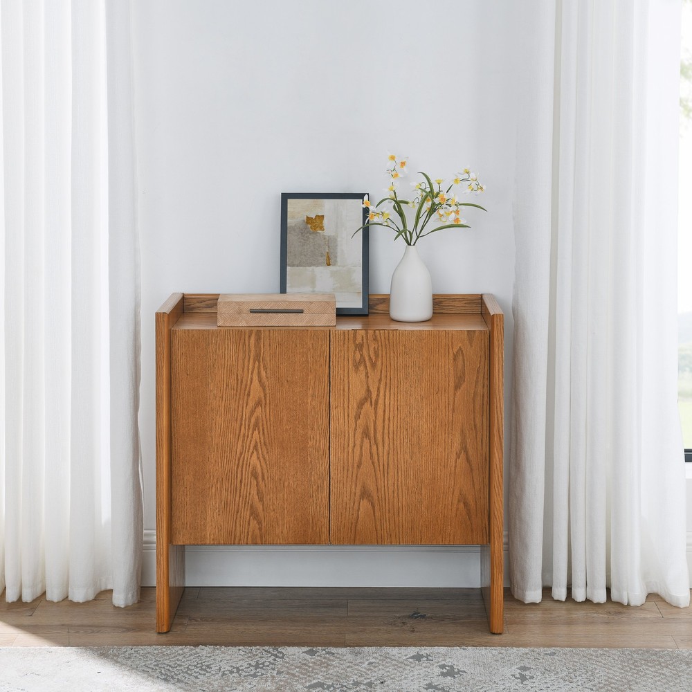 Walnut-colored Sideboard, Buffet Cabinet with Storage, Rustic Storage Cabinet