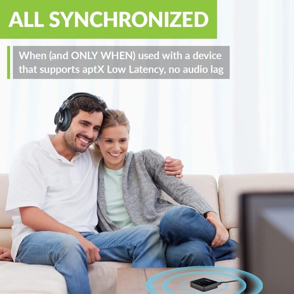 Avantree Audikast Plus – Bluetooth Audio Transmitter for TVs with Optical