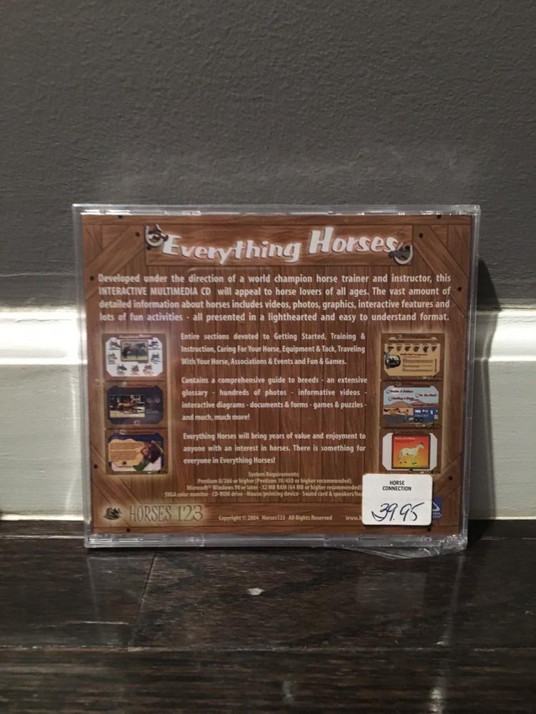 Horses 1 2 3 Presents, Everything Horses CD-ROM
