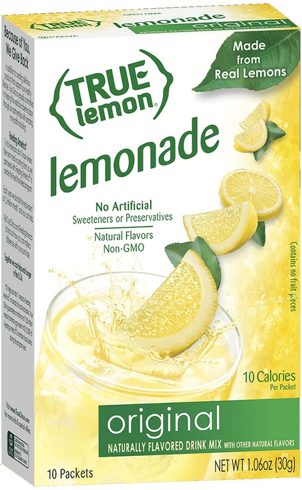 True Lemon Original Lemonade Flavor Packets - 10 Packets - Net Wt. 1.06 oz
