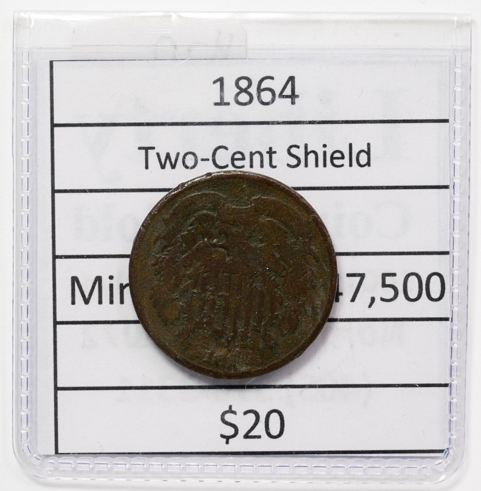 1864 Two Cent Piece