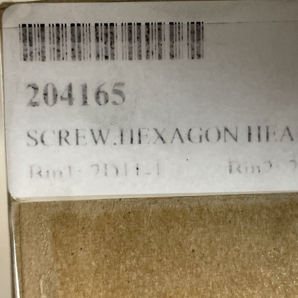 204165 CUMMINS SCREW HEX HEAD CAP