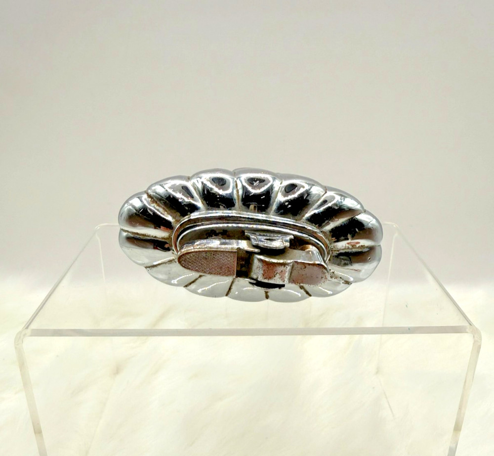 Vintage Ronson Regal Chrome Plated Weighted Table Lighter