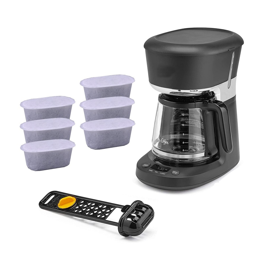 Mr. Coffee Water Filter Cartridges 12 Pack Advanced Filtration System