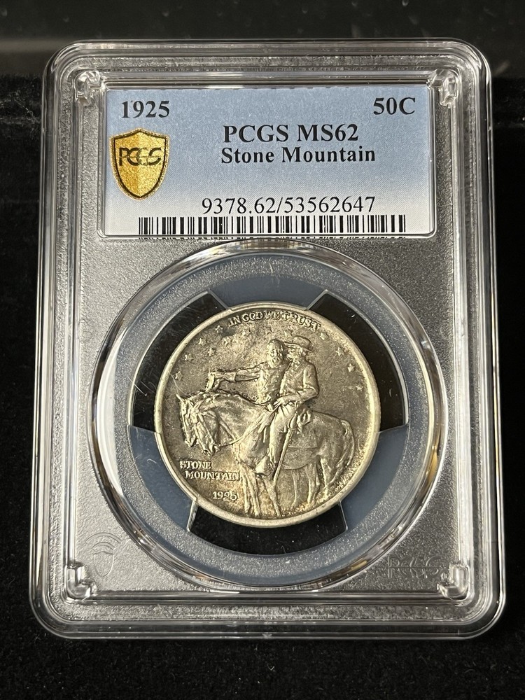 1925 Stone Mountain Pcgs Ms62 Toner