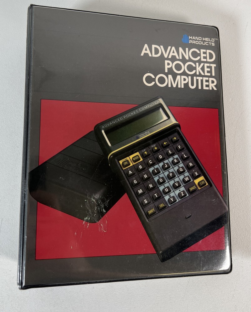 Hand Held Products Advanced Pocket Computer Manual & Users Guide HTF