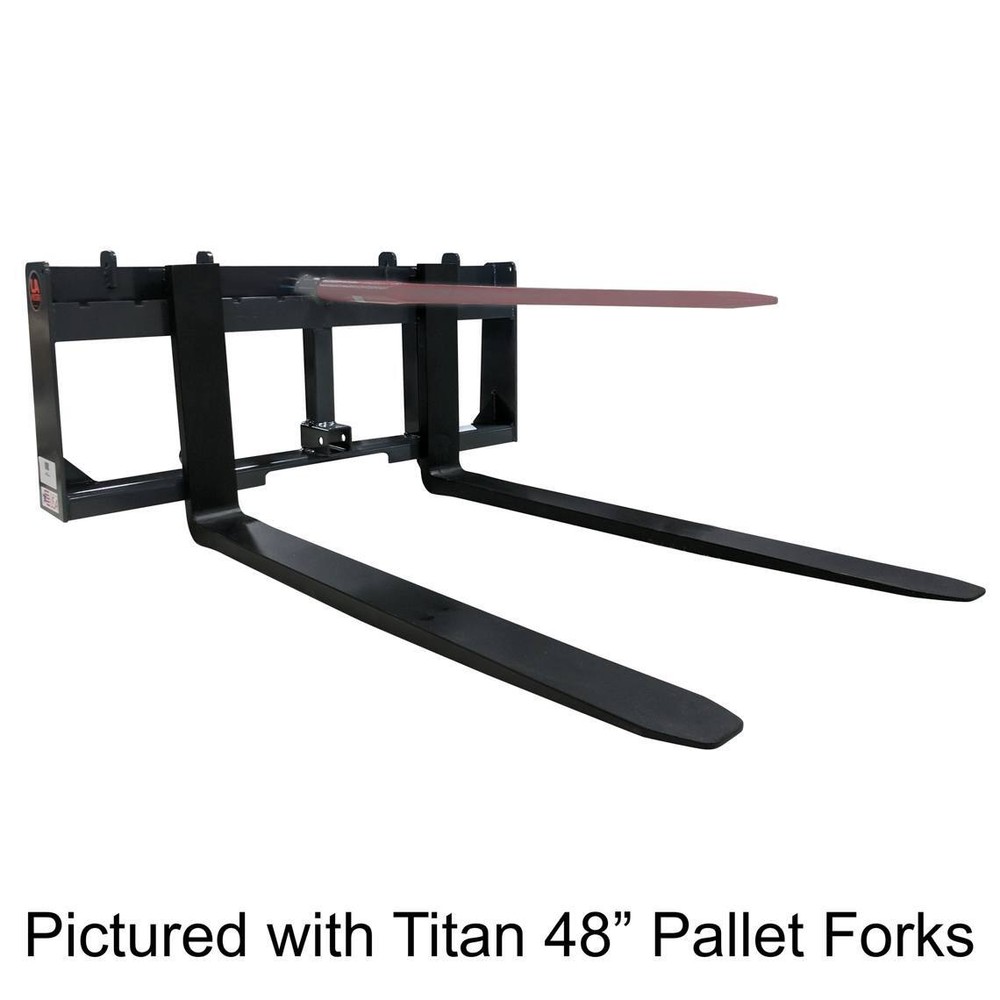 Titan Attachments 50-in Pallet Fork Frame Attachment, 4,000 LB Capacity