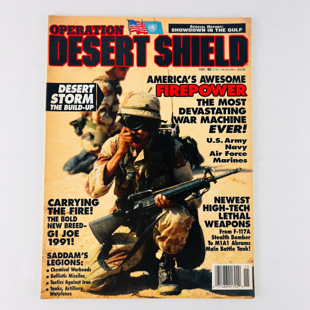 Operation Desert Shield Magazine 1991 Iraq Gulf War Coverage