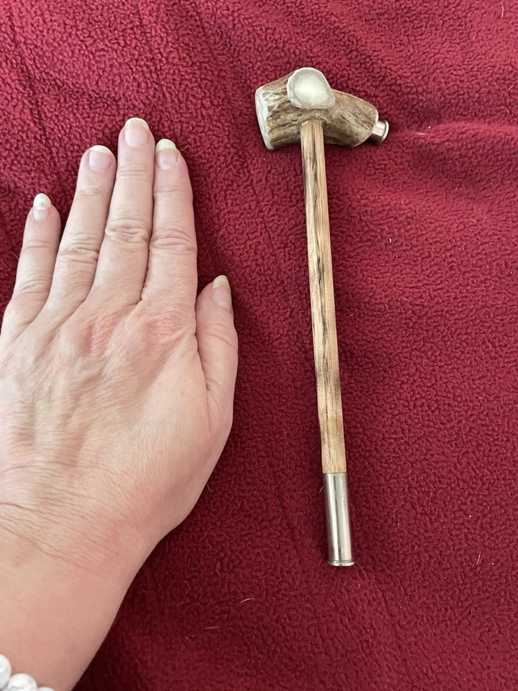 Deer Antler and Round Ball Starter Muzzle Loading Handmade