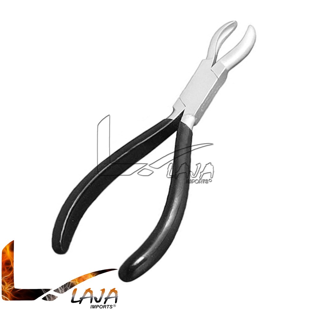 Large Ring Holding/Closing Pliers 6'' Body Piercing Tools PVC Grip