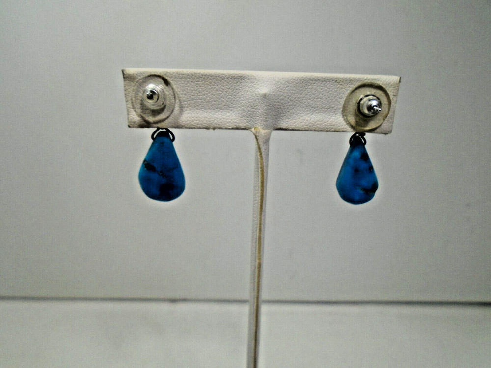 Native Americam Turquoise Nugget Earrings
