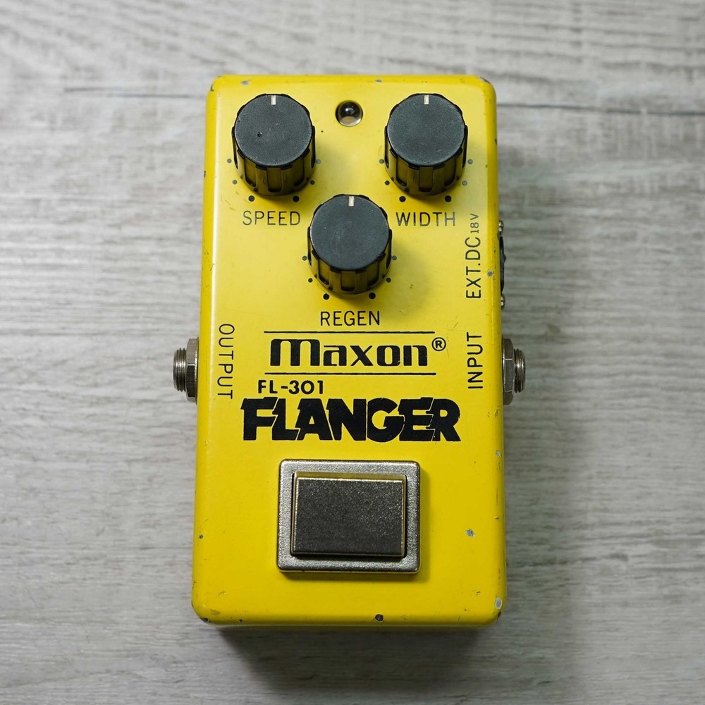Maxon FL-301 Flanger Pedal 9632 Tested & Works