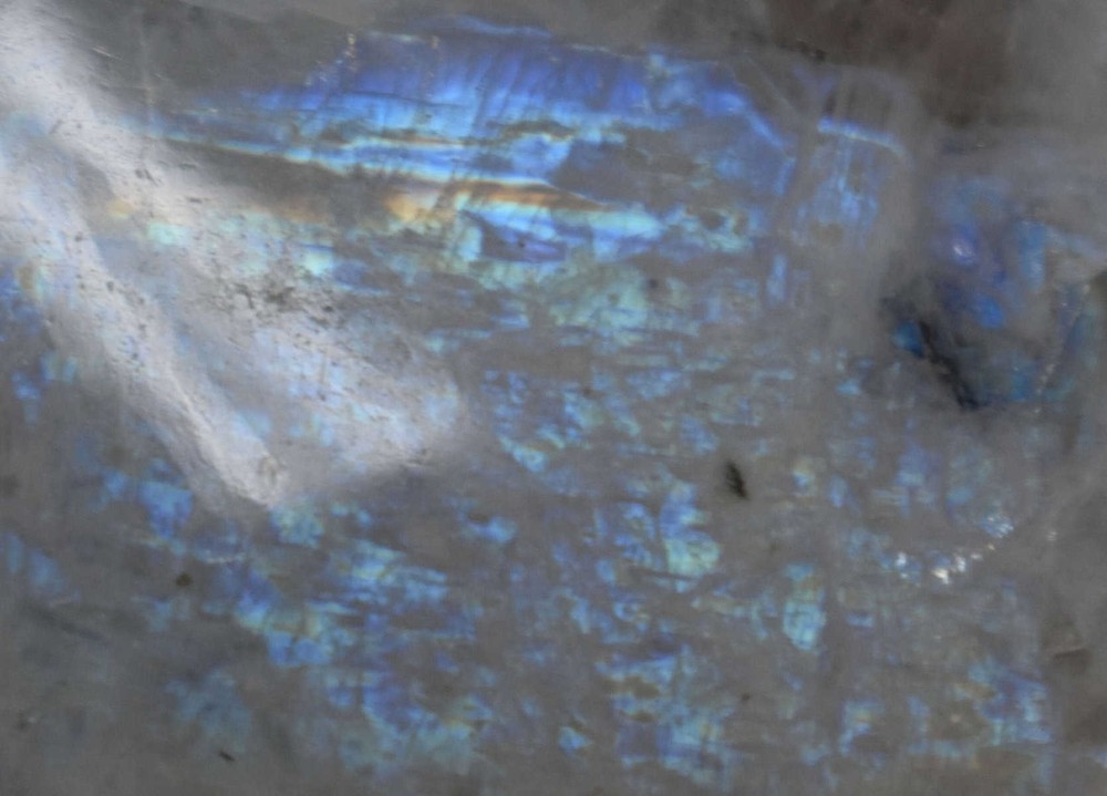 Rainbow Moonstone Palm Stone #12