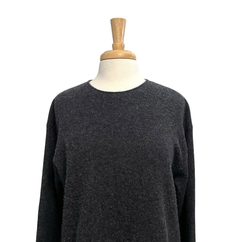 EVERLANE Wool Blend Cozy Stretch Pullover Sweater Charcoal Gray size Medium