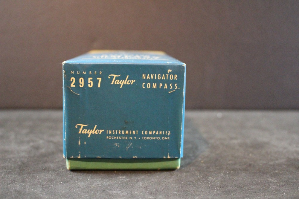 Vintage Compass - Taylor Navigator Compass - Self Illuminated - with Box