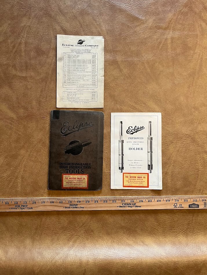 Eclipse Interchangeable High Production Tools Catalog 1928