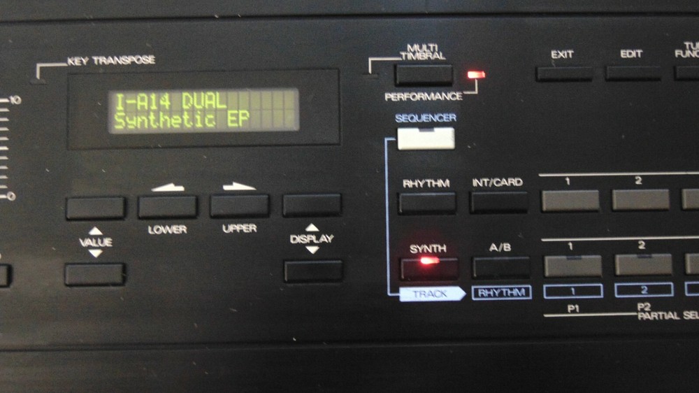 Roland D-20 Multi Timbral Linear Synthesizer Multi Track Sequencer Keyboard