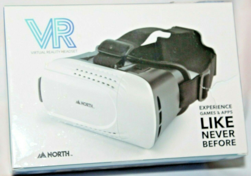 North Virtual Reality VR Smartphone Headset  - White/Black