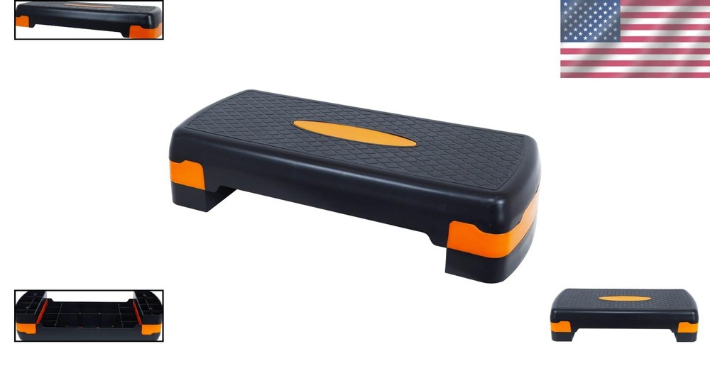 Multi-Color Adjustable Workout Step Trainer - 4" and 6" Height Options Available