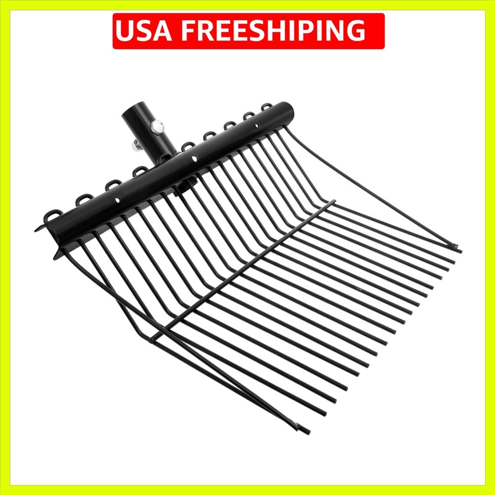 Metal Pitch Fork for Garden, Durable Digging Fork Rake Head Replacement with ...