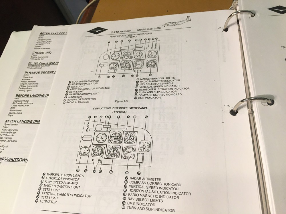 CASA C-212 Aviocar Model C-212-CC Airplane Systems & Reference Manual