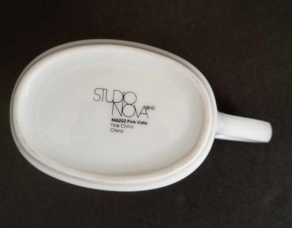 STUDIO NOVA MA202 Pink Vista Small Creamer Dish