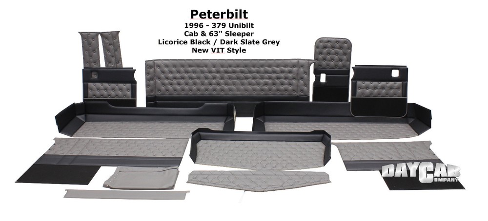 Peterbilt 379 Unibilt Cab & 63" Sleeper Upholstery Kit / Interior